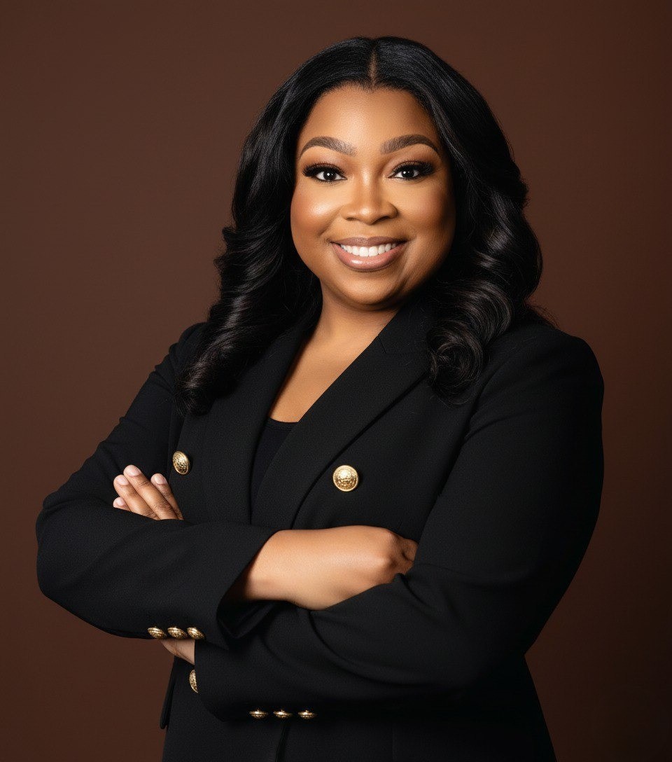Keturah Parker in a black blazer